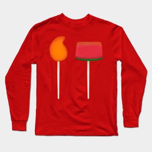 Mexican paletas transparent background Long Sleeve T-Shirt